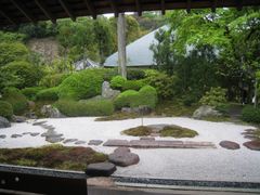 The rock garden of Jomyoji Temple