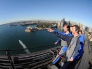 Sydney Harbour Bridge Climb Leader and Group