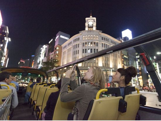 スカイバス東京 屋根のないオープントップバスで東京観光 選べる4コース＜午前・午後／丸の内三菱ビルディングチケットセンター発着＞