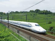 Bullet train from Tokyo to Osaka