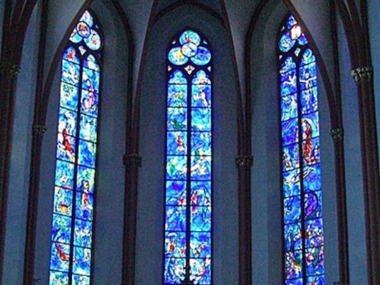 シャガールのステンドグラス