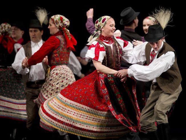 フォークダンス ポーランドスカート2、ハンガリー上下 - ダンス/バレエ