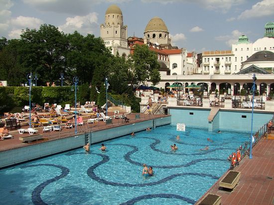 gellert spa, budapest, hungary