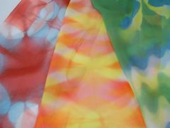 Hand dyed Kyoto Shibori scarfs