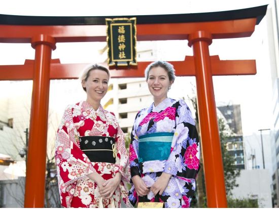 着物・浴衣レンタル 和装美人になって東京の街を散策しよう＜木曜のみ／英語対応可／コレド室町内＞by 新日屋