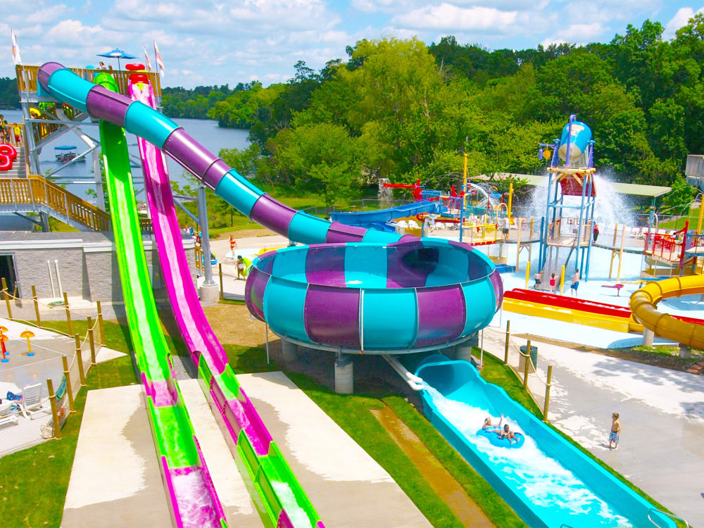 19 Foot Tall Sunrise Water Slide - Destination Events