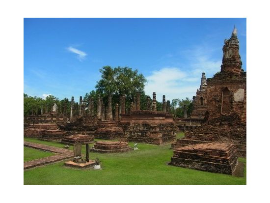 【チェンマイ発】世界遺産スコータイ1日観光ツアー☆タイ独立国家発祥の地を巡ろう！＜終日／ホテル送迎付／日本語ガイド／昼食付＞