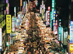 Liuhe Night Market full of people and stalls