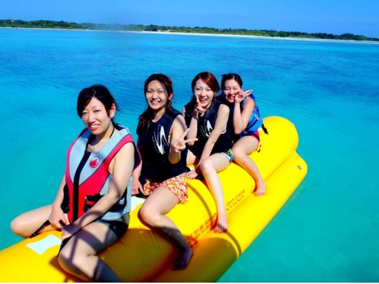 【沖縄・石垣島】絶景の無人島！幻の島上陸シュノーケル＆マリンスポーツ10種類以上遊び放題＜1日／市街地送迎／石垣島発＞