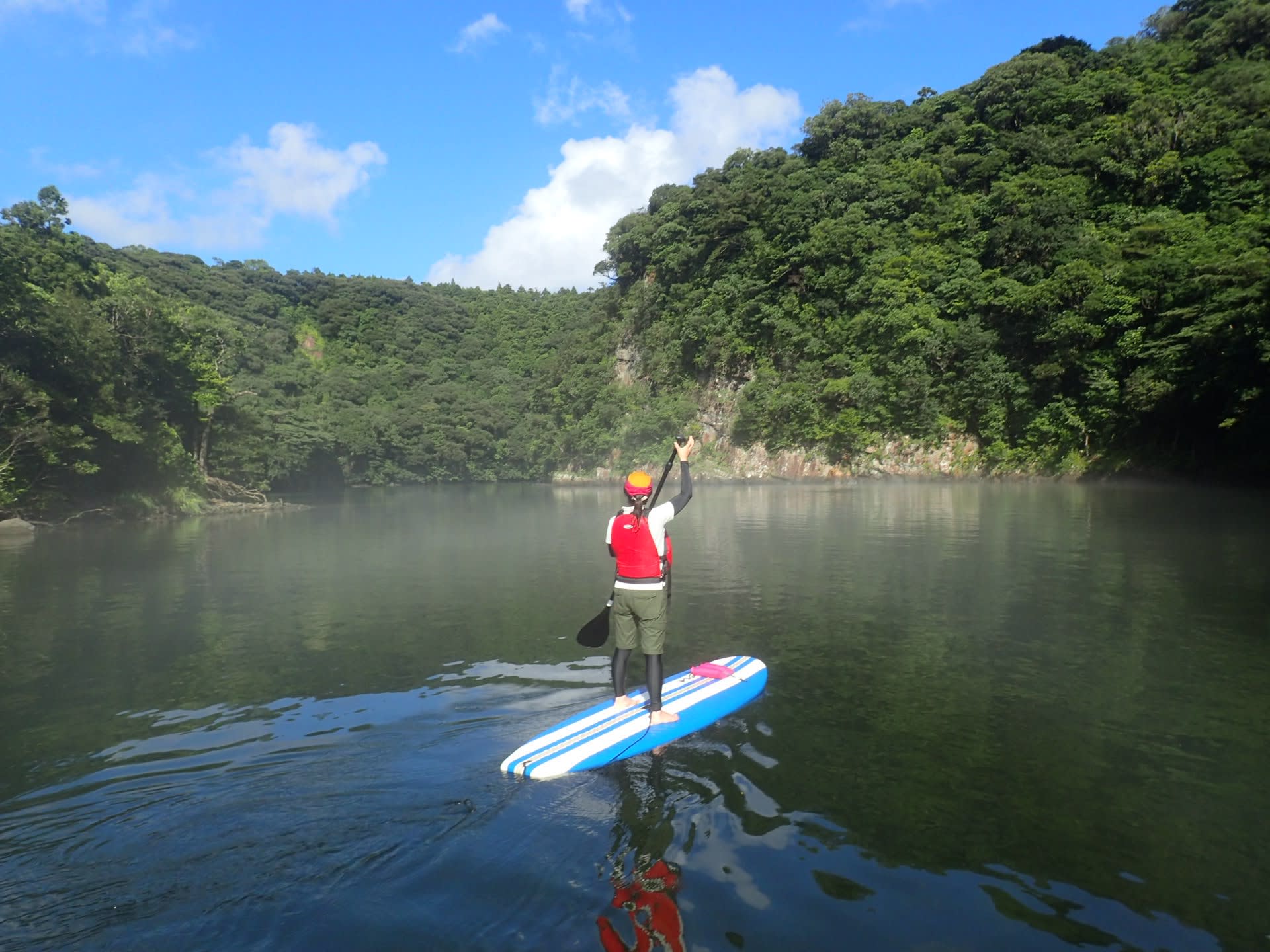 白谷雲水峡半日トレッキング（苔むす森まで）＋リバーカヤック＋SUP