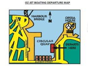 Map to eastern pontoon circular quay australia