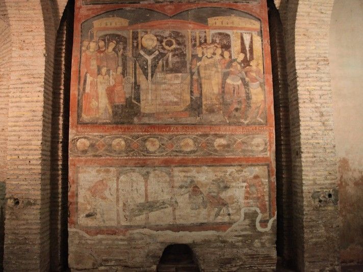 地下墓所の殉教者　古代ローマの物語 人骨で装飾されたガイコツ寺！ローマの地下墓地カタコンベツアー