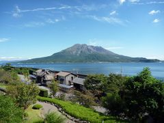 仙巌園から桜島