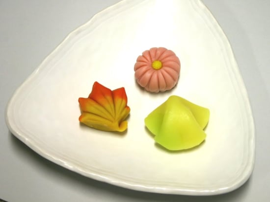Autumn style sweets in Kyoto