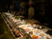 Part of the buffet at Musashi Buffet & Bar Asakusa