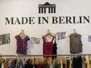Germany Berlin Welcome Card rack of clothes