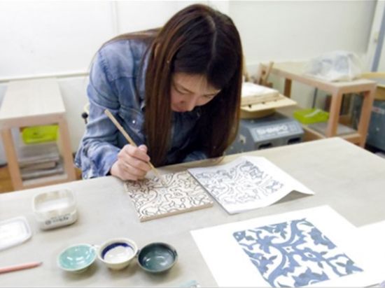 手作りタイル陶芸体験　コースター・フォトフレーム作り 本場イランの技を学ぶ ＜港区・芝公園駅より徒歩6分＞ by うづまこ陶芸教室