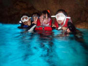 Group picture in the Blue Cave
