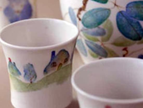 Handmade Hakodate style ceramic cups