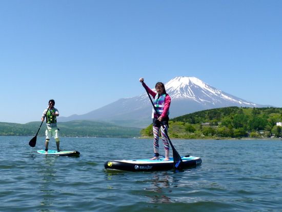 山中湖　WATER CRAB SUP体験メイン1