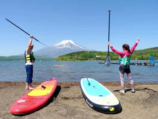 山中湖　sup 体験 イメージ (2)
