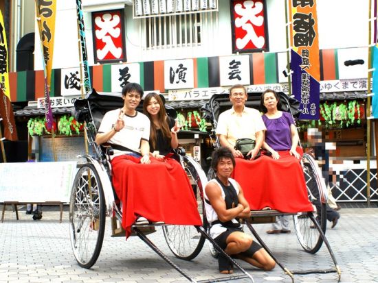 人力車貸切ツアー 120分プラン 希望の場所まで車夫がご案内！行き先自由のオリジナルコース＜ガイド付／浅草発＞by 東京力車