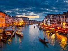 Grand Canal, Gondola Ride, Venice, Italy