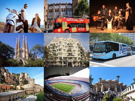 Barcelona tourist attractions photos