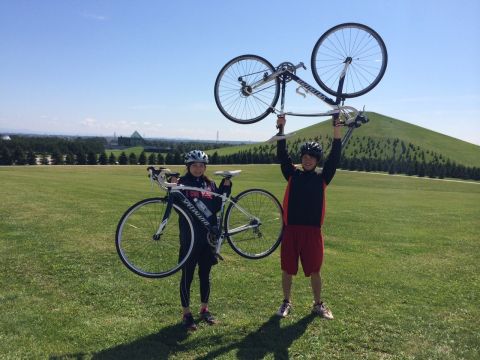 【ロードバイク／サイクリング】 モエレ沼公園アートめぐりコース15Km 公道を走らないので初心者も安心＜初心者向け／半日／市内送迎有／札幌市＞by SAN