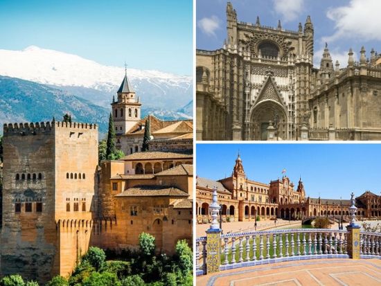 日本語ガイド同行！アンダルシア地方周遊2泊3日　コルドバ＆セビリア＆グラナダ ＜日曜出発／マドリード発マラガ着＞by ミカミトラベル