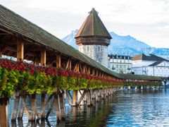 Kapellbrücke, Kapellbrucke, reuss, lucerne