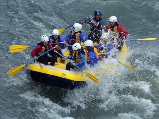 Rafting on the Tenryu River