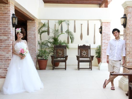  セブ島フォトウエディング　ビーチフォトプラン＜レンタル衣装＆ヘアメイク込み＞