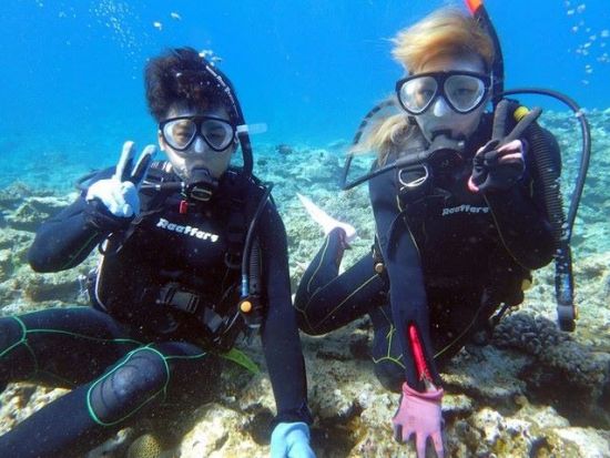 慶良間体験ダイビング＋シュノーケリング　慶良間ののどかな離島エリアでブルーの海へダイブ！フリータイムにシュノーケリングもOK＜半日／1～2ダイブ／那覇発＞