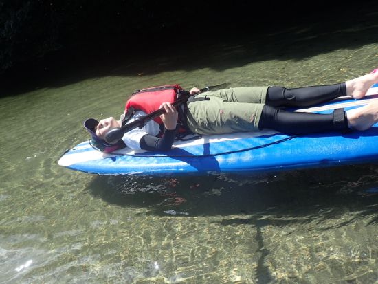 白谷雲水峡半日トレッキング（苔むす森まで）＋リバーカヤック＋SUP 屋久島の海も川も満喫！盛りだくさん1日ツアーby A・N・D