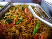 Delicious Thai noodles aboard the June Bahtra