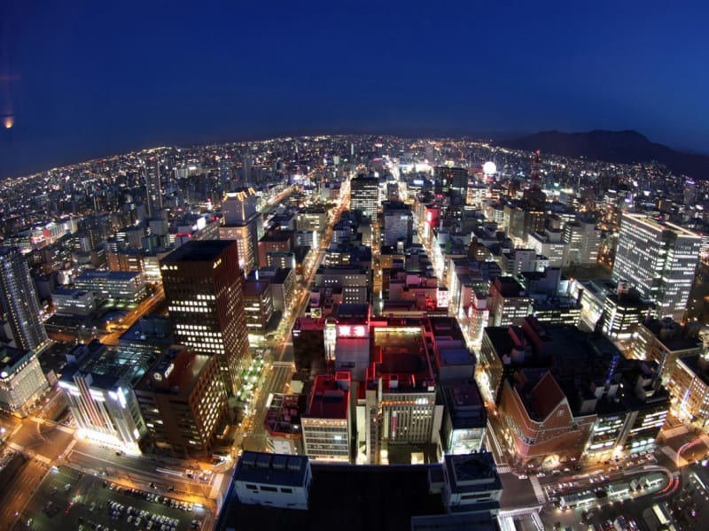 Sapporo City from JR Tower Observatory