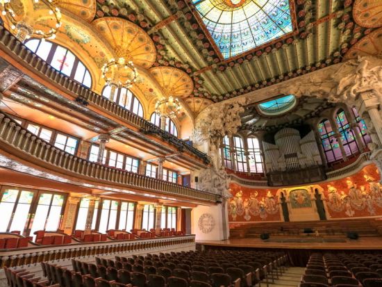 世界遺産カタルーニャ音楽堂　内部見学ガイドツアー　入場チケット事前予約＜英語＞*前日まで予約OK