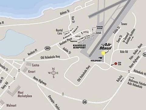 Hawaii_Kahului Airport_Map