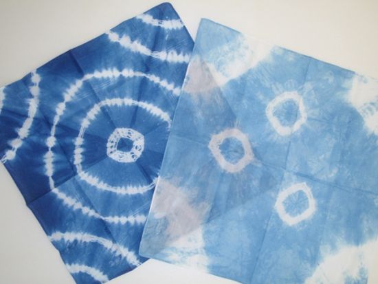 藍染体験　宮古島体験工芸村で手ぬぐいやストール、Tシャツにしぼり染めをしよう！＜宮古島＞