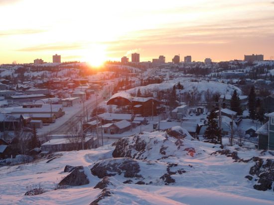 イエローナイフ　さくっと2時間 市内観光ツアー ＜8～4月／日本語または英語ガイド＞