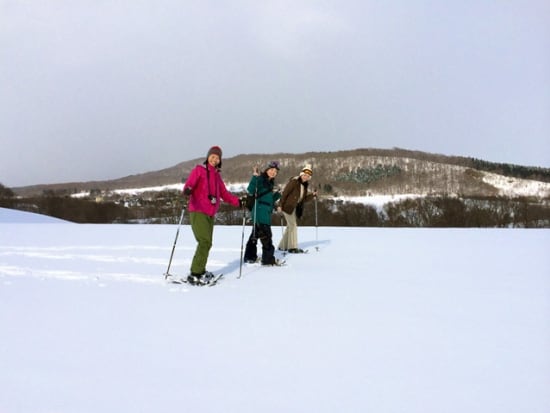 スノーシュー1日ツアー このツアーだけ特別に入れる北海道長沼町ハイジ牧場「大雪原の丘」で広大な石狩平野を一望！＜12～3月／札幌市内・新千歳空港送迎付＞