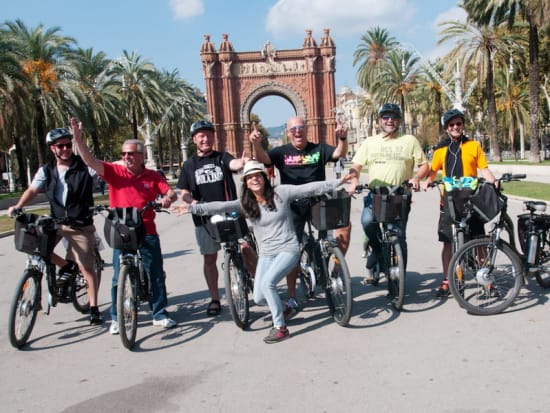Barcelona, Gaudi, Tourists, Bikes