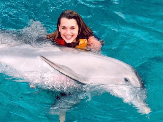 海のテーマパーク「チャンカナブ国立公園」入場券　ドルフィン・プログラム体験　イルカといっしょに遊ぼう！＜英語ガイド／昼食付／現地集合＞
