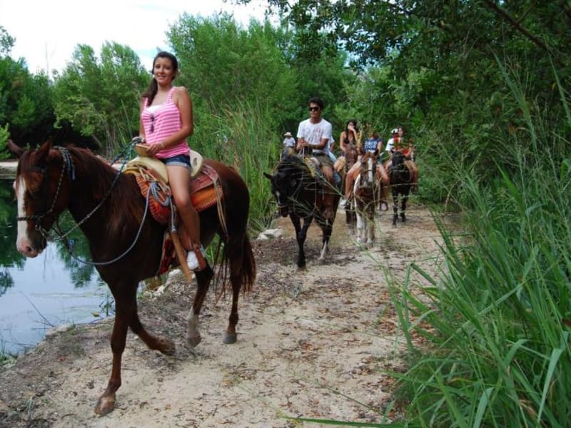 Mexico_Riviera Maya_Horseback Ride in jungle tour
