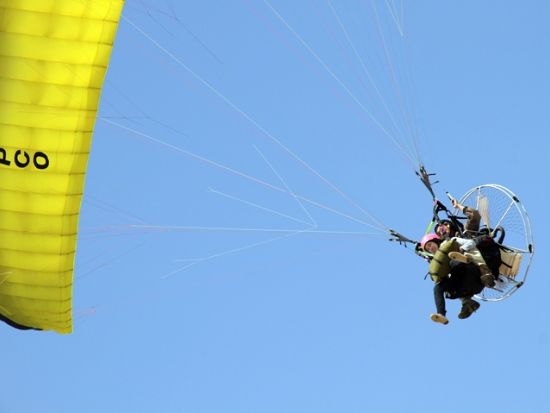 【即予約確定枠有り】パラグライダー 空の旅を満喫[エンジェル・ジップ スカイスポーツ/常総市]