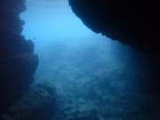 The mysterious water of the cave