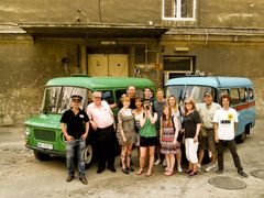 Europe, Poland, Warsaw, Nysa 522 mini van