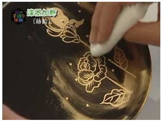 漆器加飾　金色装飾の「蒔絵」を体験 ＜上京区＞ 京の手創り体験 地域観光情報研究社 催行
