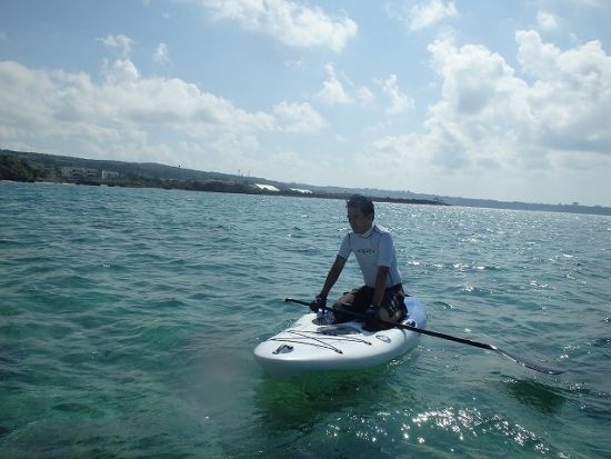 SUP(スタンドアップパドルボード) 　シュノーケル付きプラン等あり ＜恩納村＞by沖縄サーフガイド